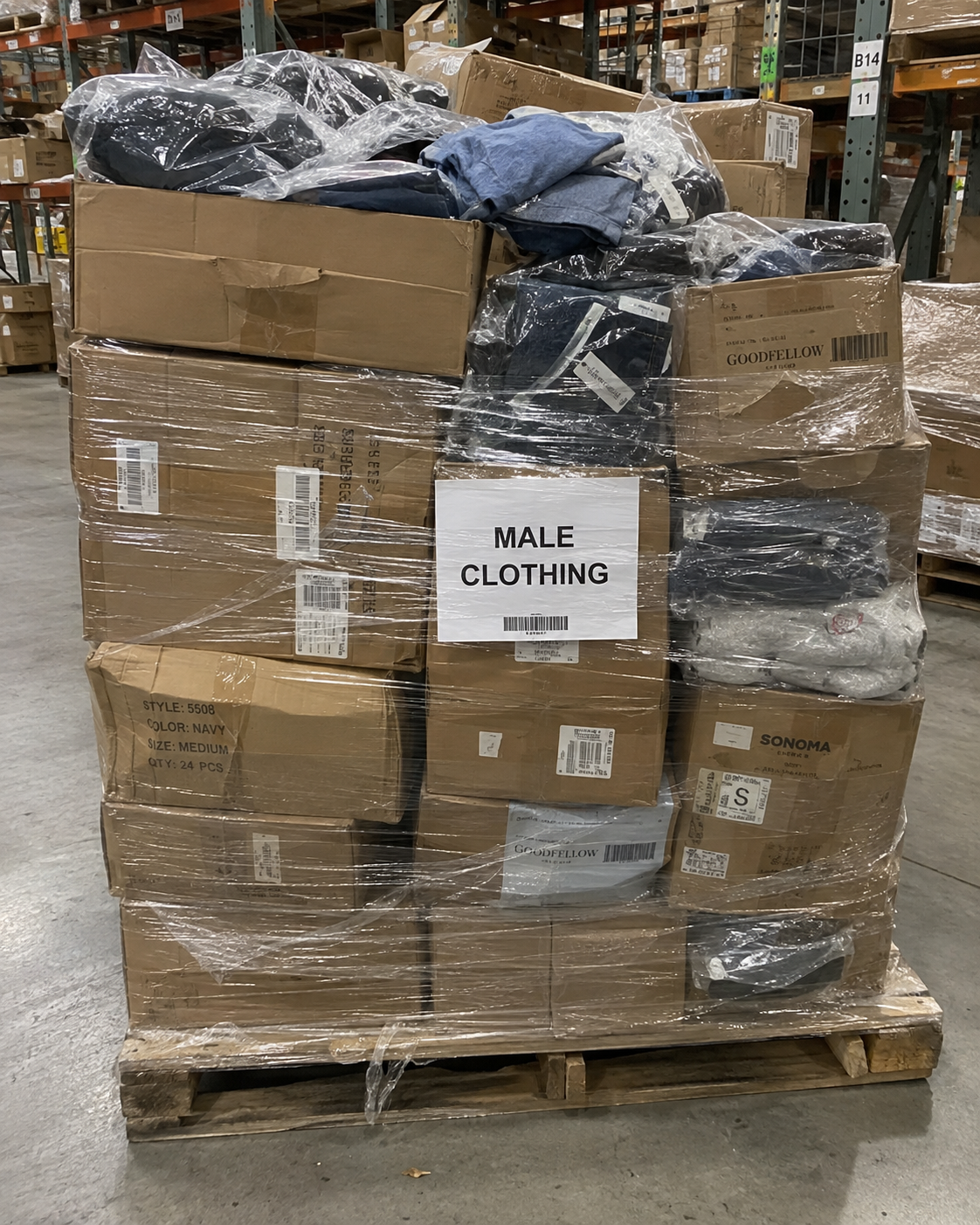 Men's Clothing Wholesale Liquidation Pallet - Wholesale Liquidation Pallet | GlobalCart