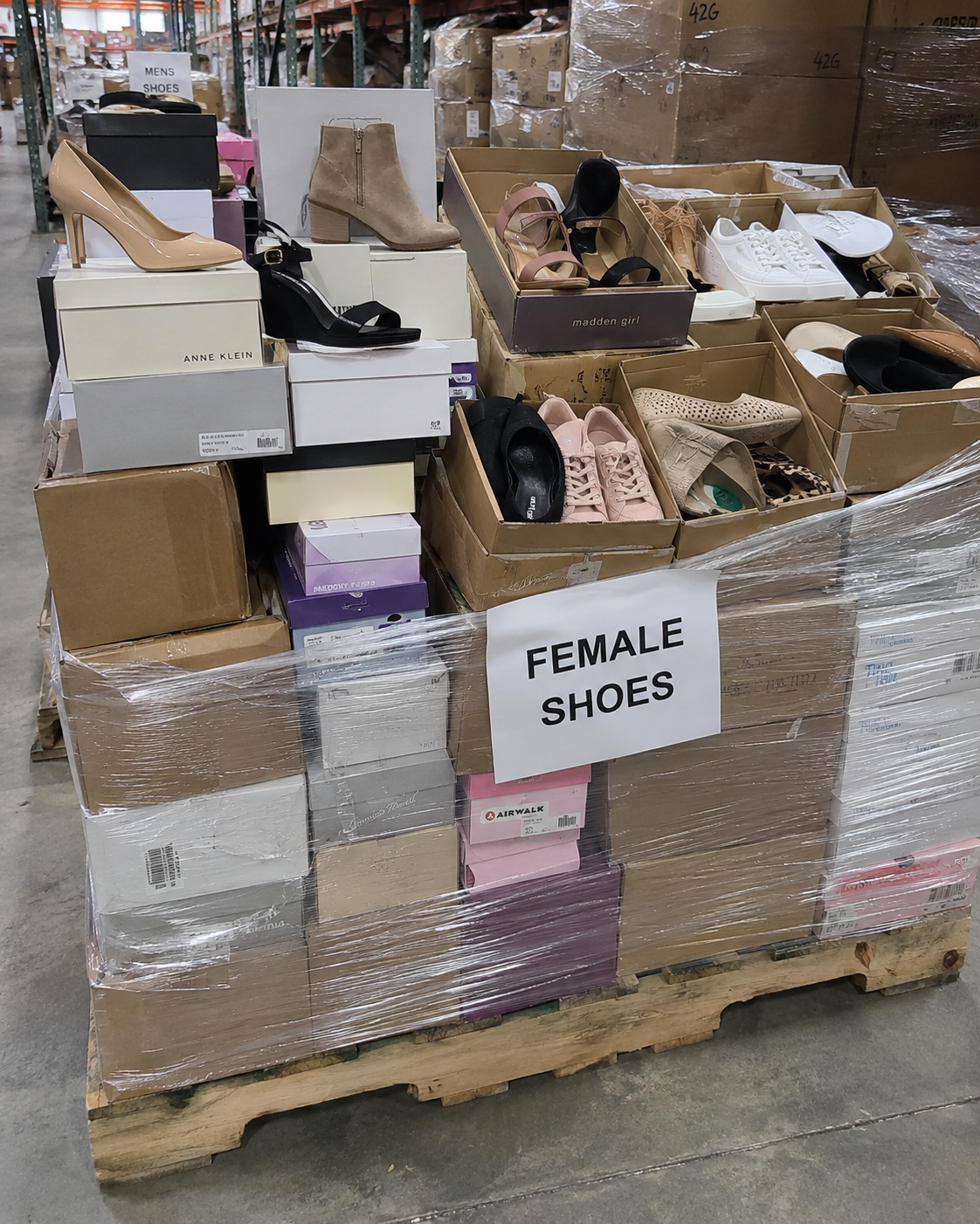 Female Shoes Liquidation Pallet - Wholesale Liquidation Pallet | GlobalCart
