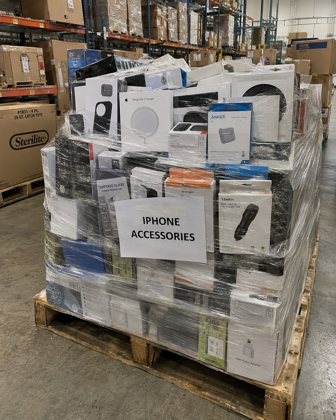 Mixed Iphone Accessories Wholesale Pallet - Wholesale Liquidation Pallet | GlobalCart